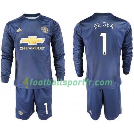 Tenue Manchester United DE GEA 1 Enfant Troisieme 2018-2019 Maillot de Foot ML